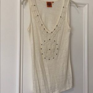 Tory Burch beaded tank